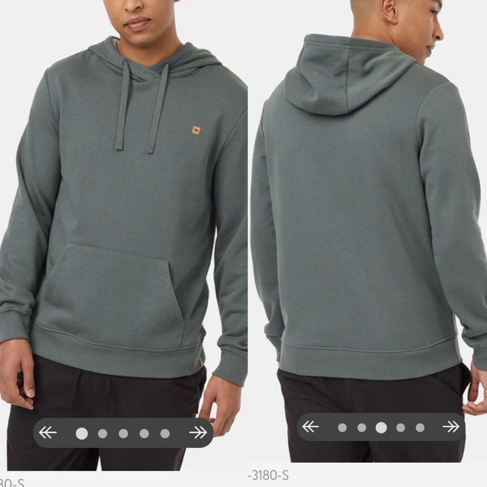 TENTREE Navy Treefleece Super Soft Hoodie, US M/L.